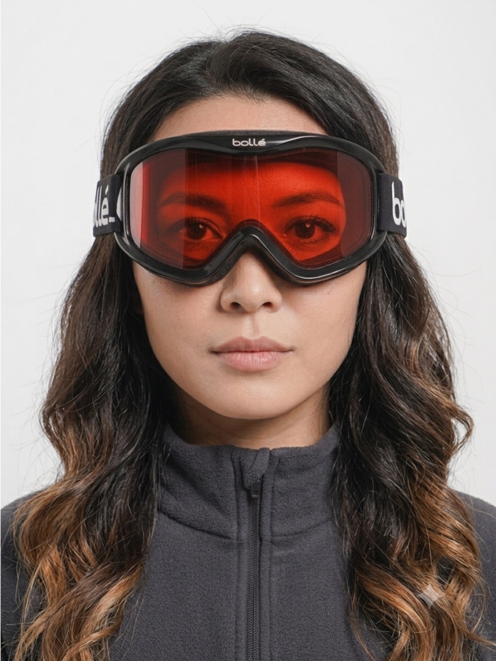 Bolle Black / Orange Mojo Ski Snow Goggles - One Size, Unisex